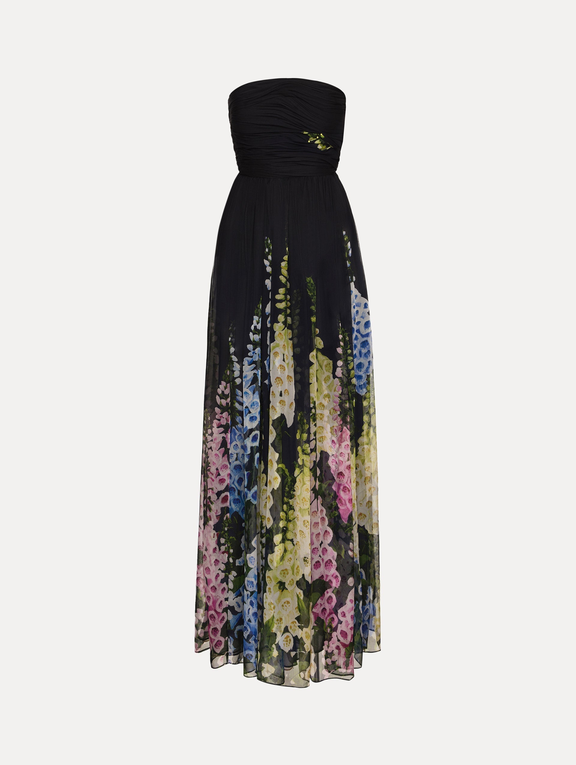 Degradé Foxglove Chiffon Gown Night sky multi / Oscar de la Renta