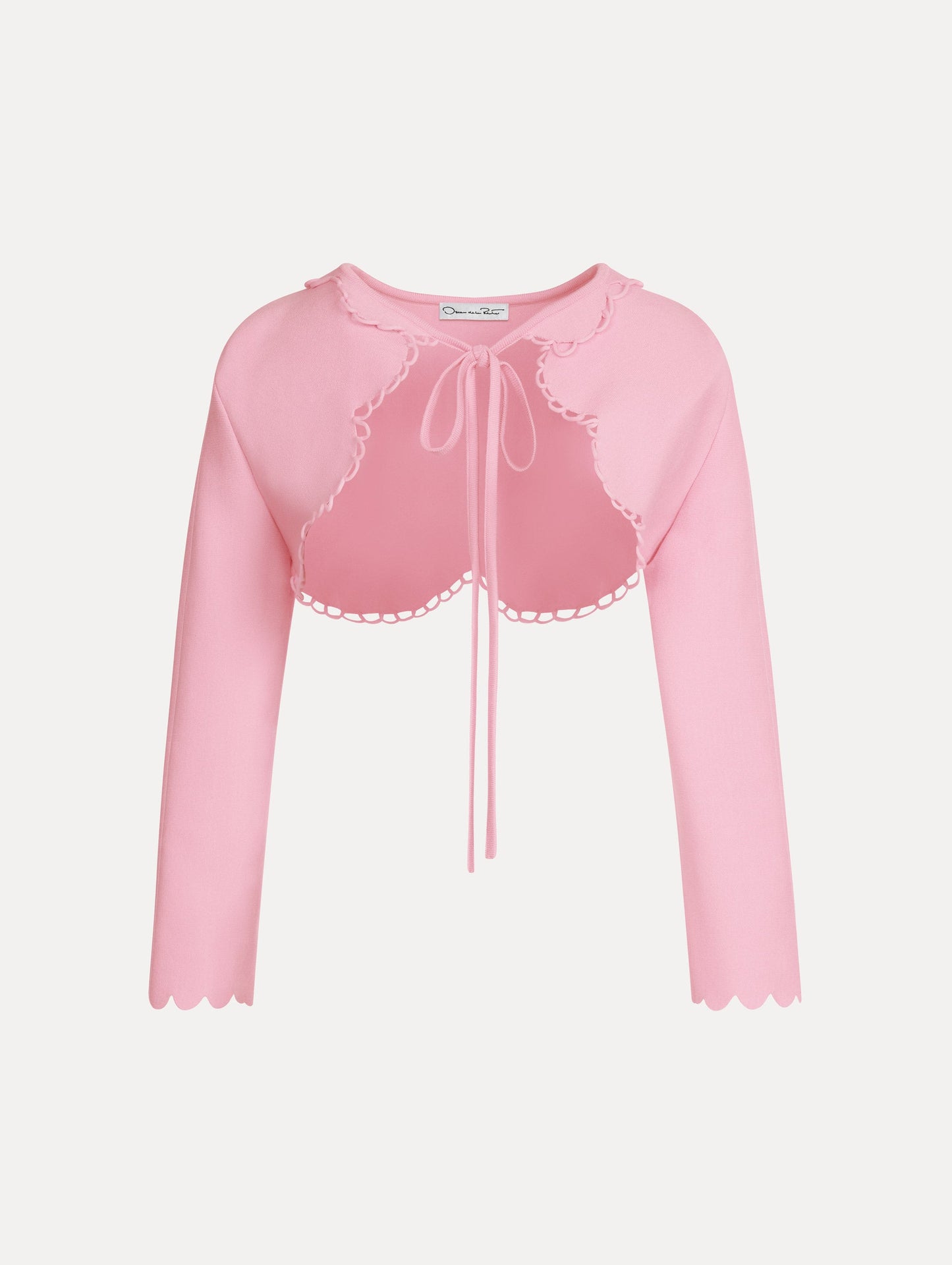 Scallop Trim Knit Bolero Tulip / Oscar de la Renta