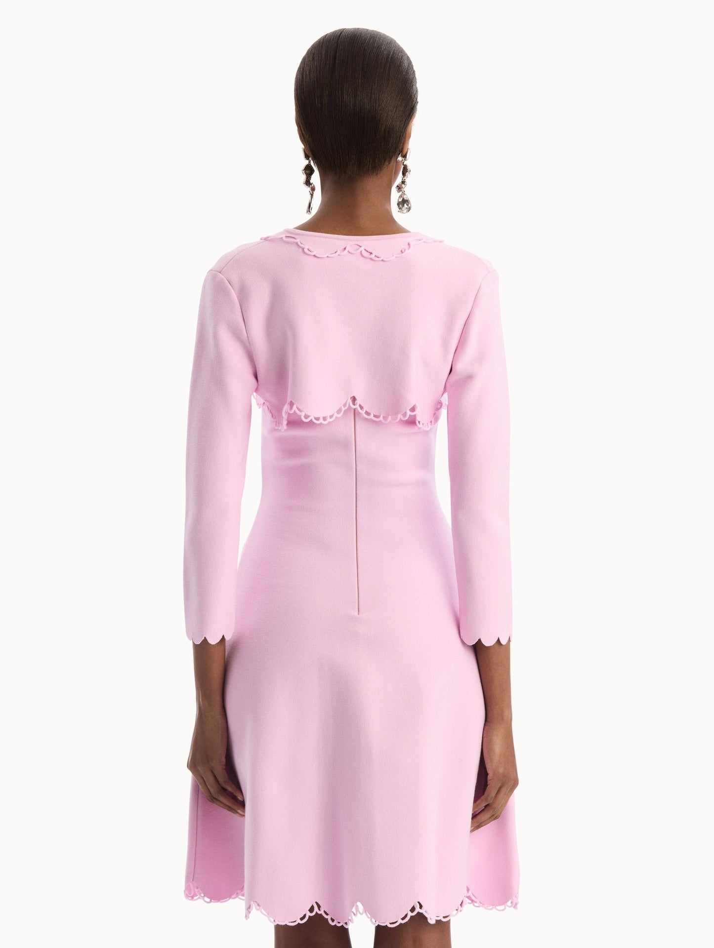 Scallop Trim Knit Bolero Tulip / Oscar de la Renta
