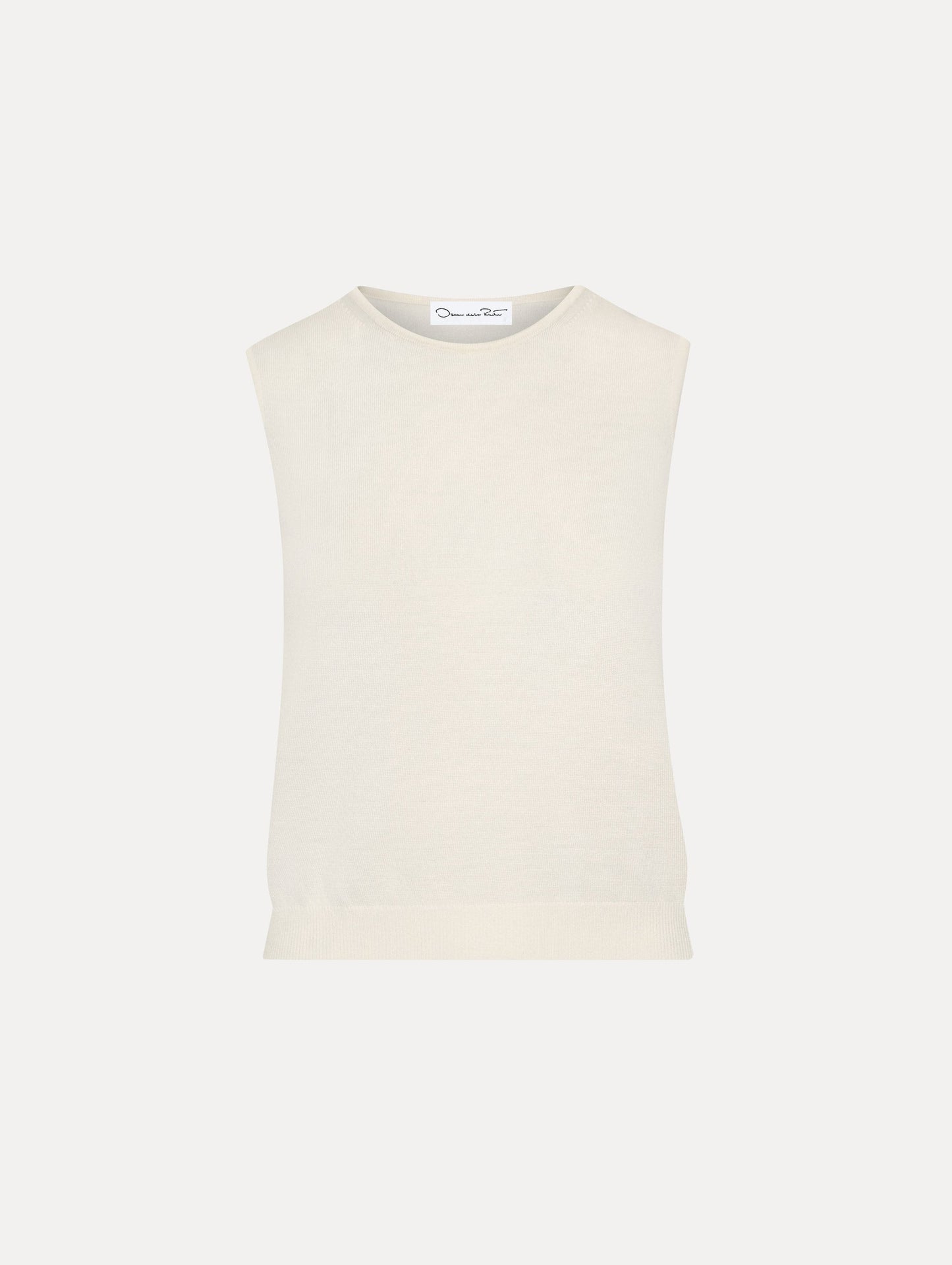 Wool-Blend Tank Ivory / Oscar de la Renta