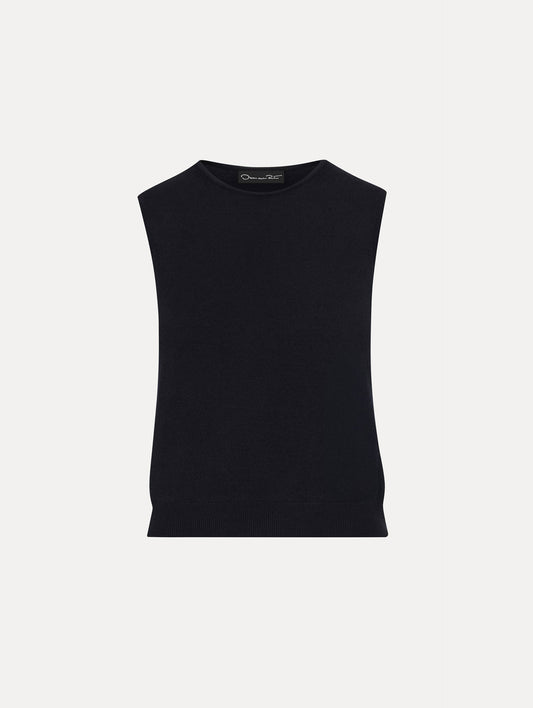 Wool-Blend Tank Navy / Oscar de la Renta