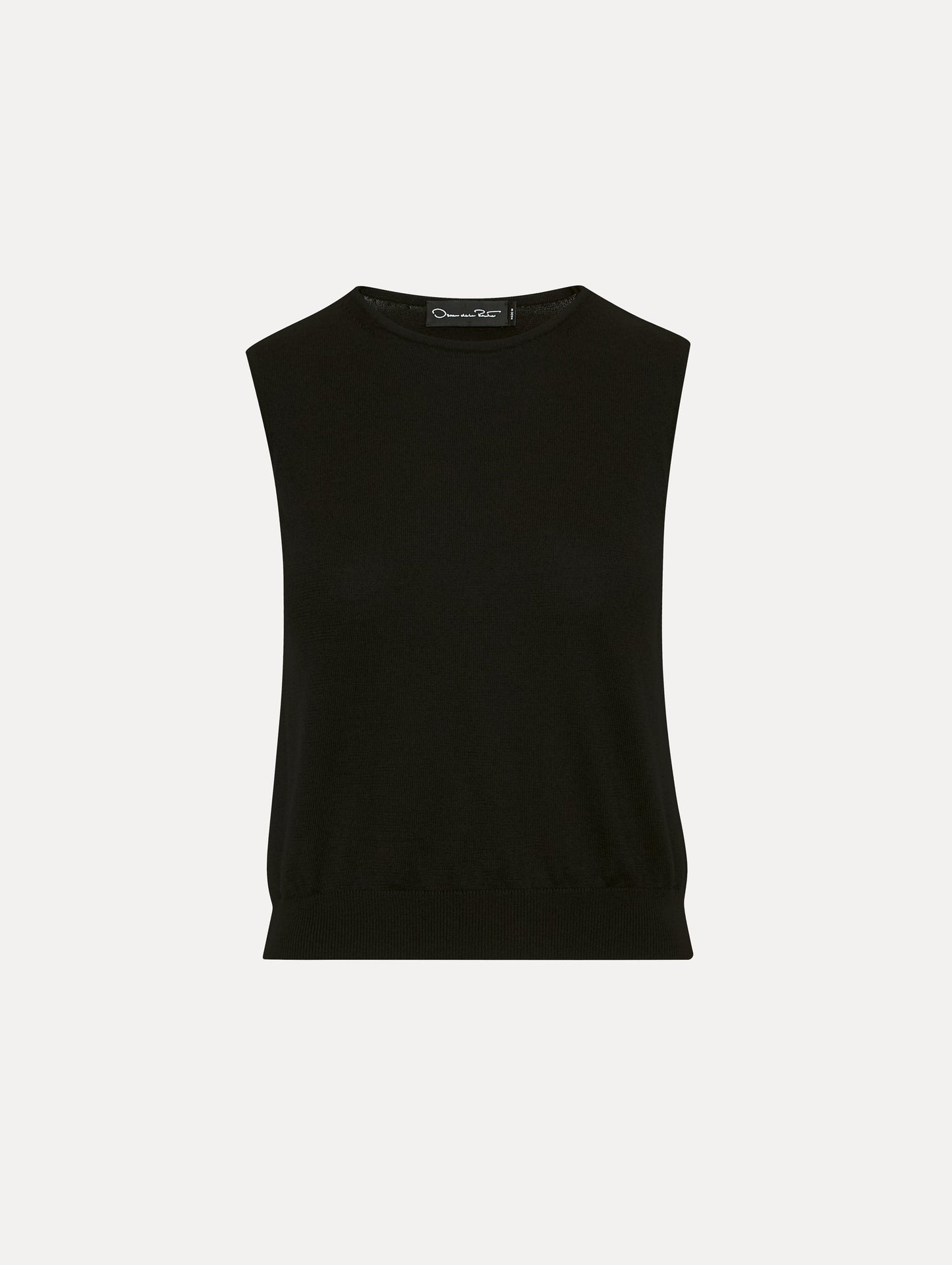 Wool-Blend Tank Black / Oscar de la Renta