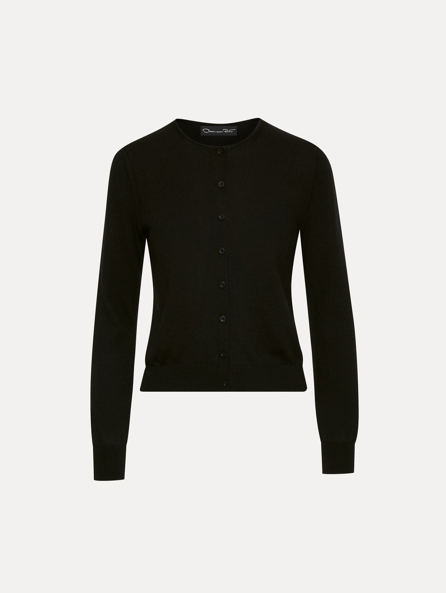 Wool-Blend Cardigan Black / Oscar de la Renta