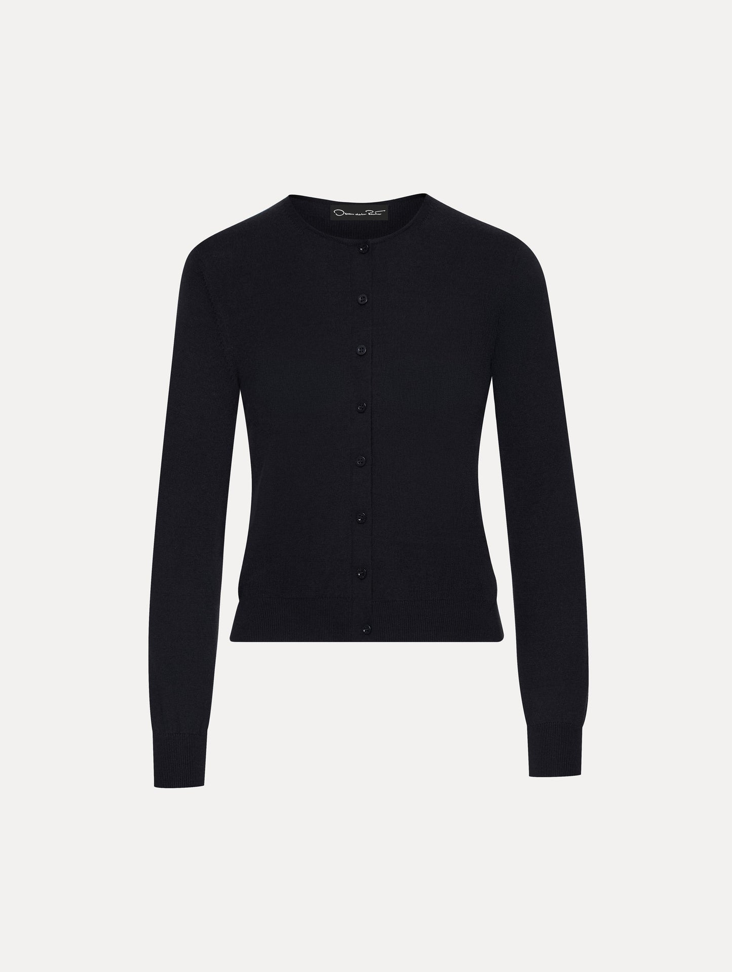 Wool-Blend Cardigan Navy / Oscar de la Renta