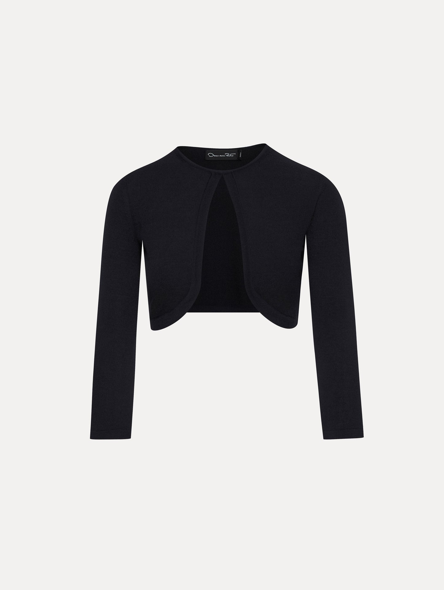 Wool-Blend Bolero Navy / Oscar de la Renta