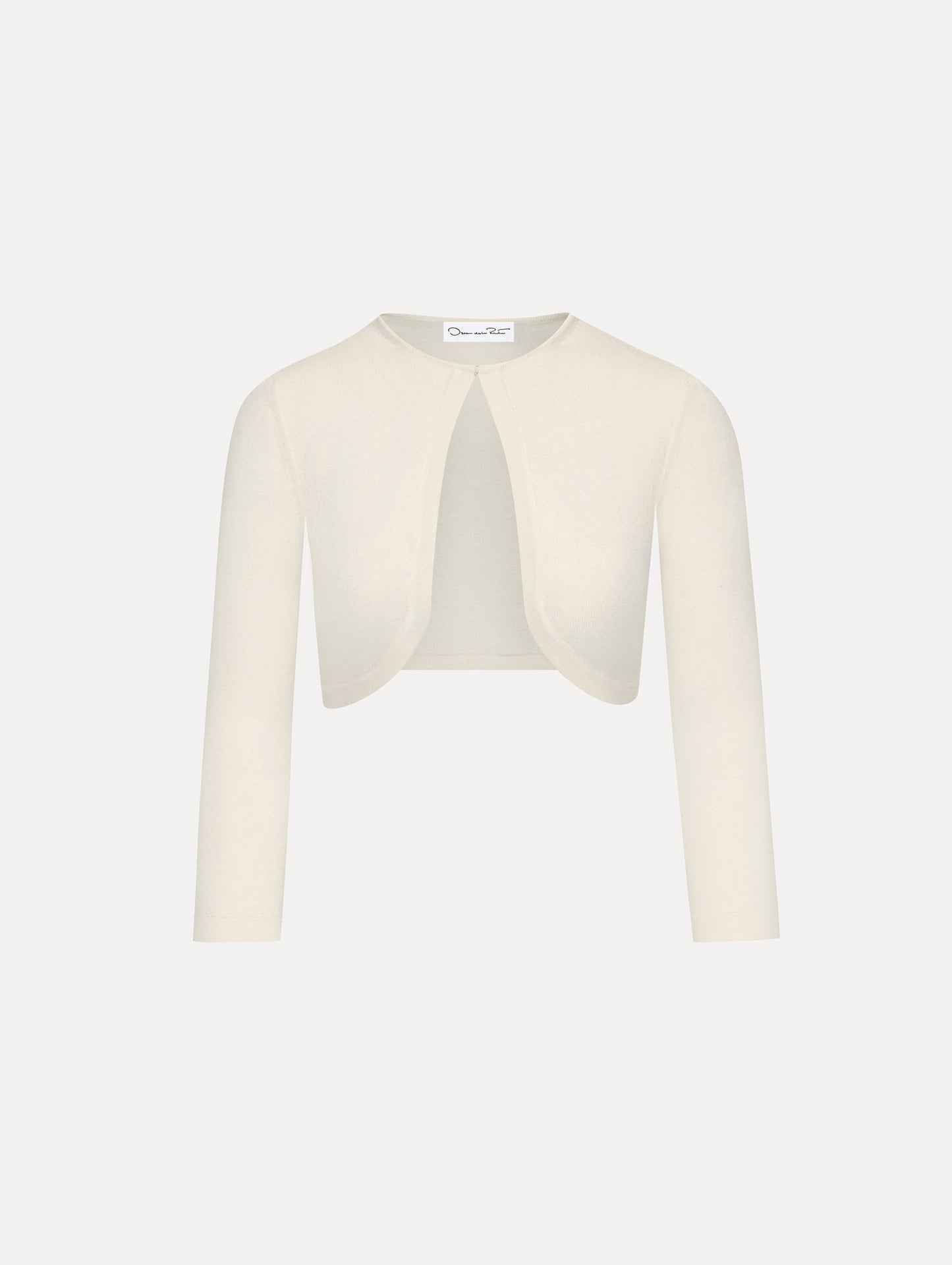 Wool-Blend Bolero Ivory / Oscar de la Renta