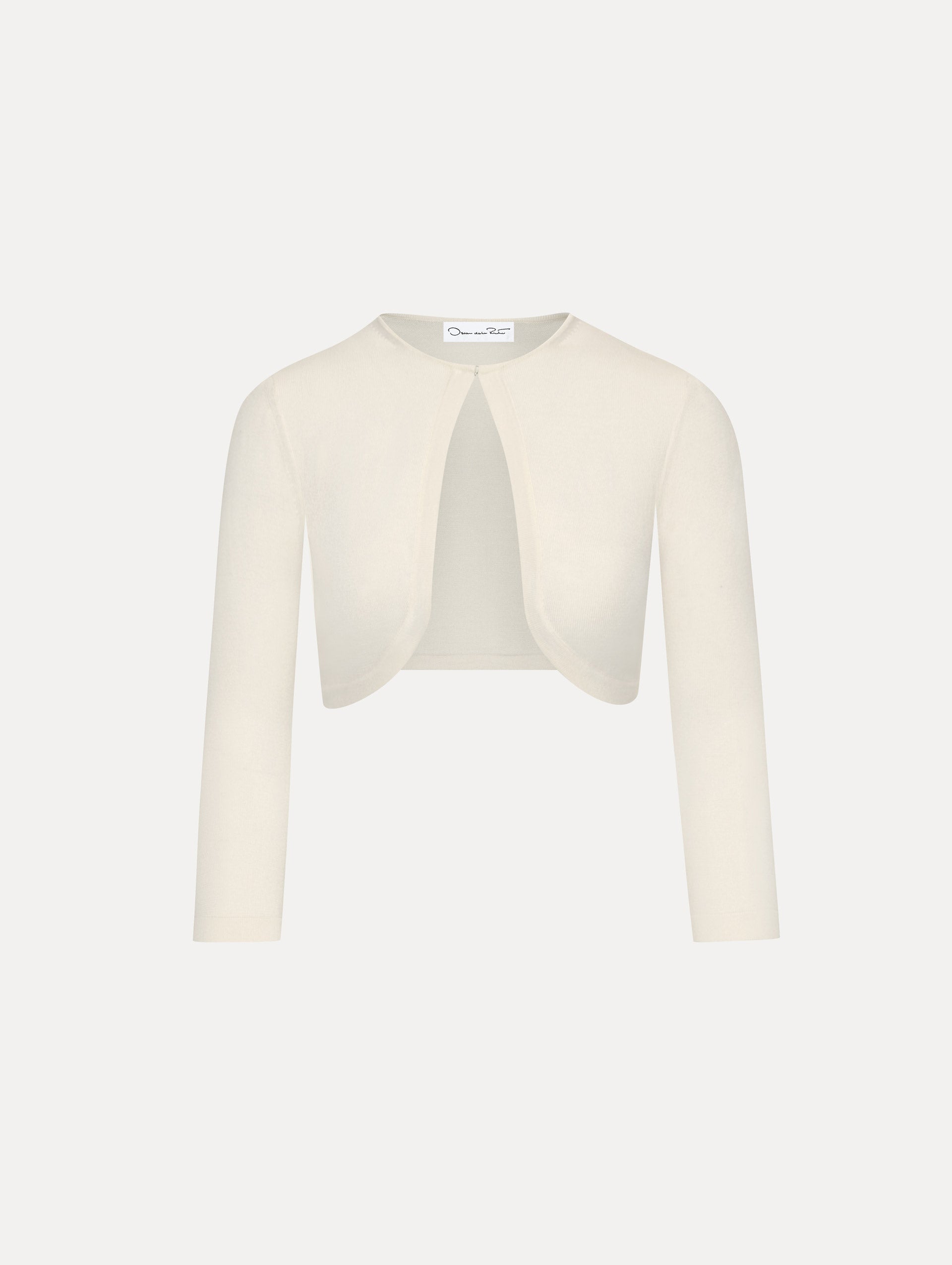 Wool-Blend Bolero Ivory / Oscar de la Renta