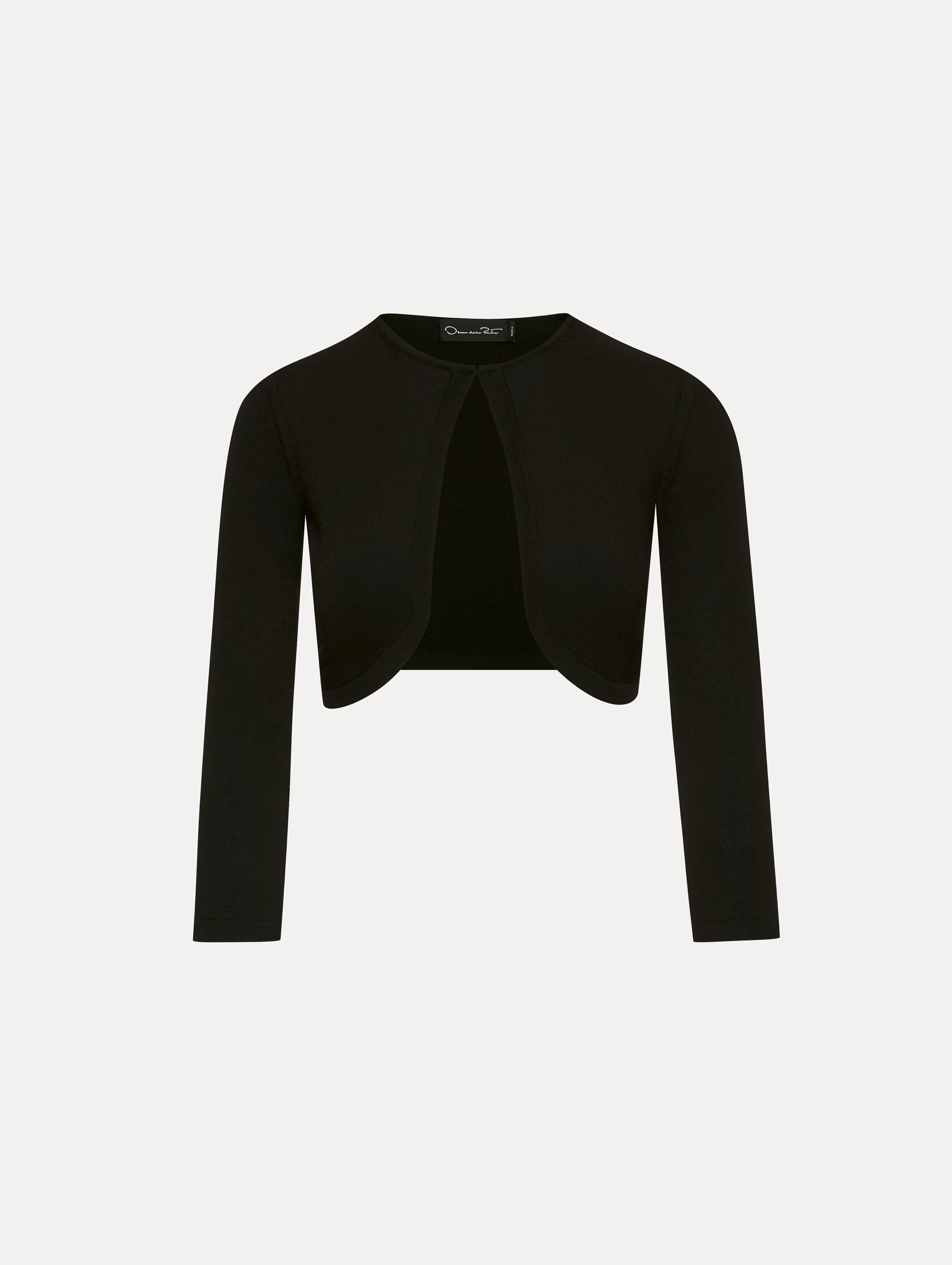 Wool-Blend Bolero Black / Oscar de la Renta