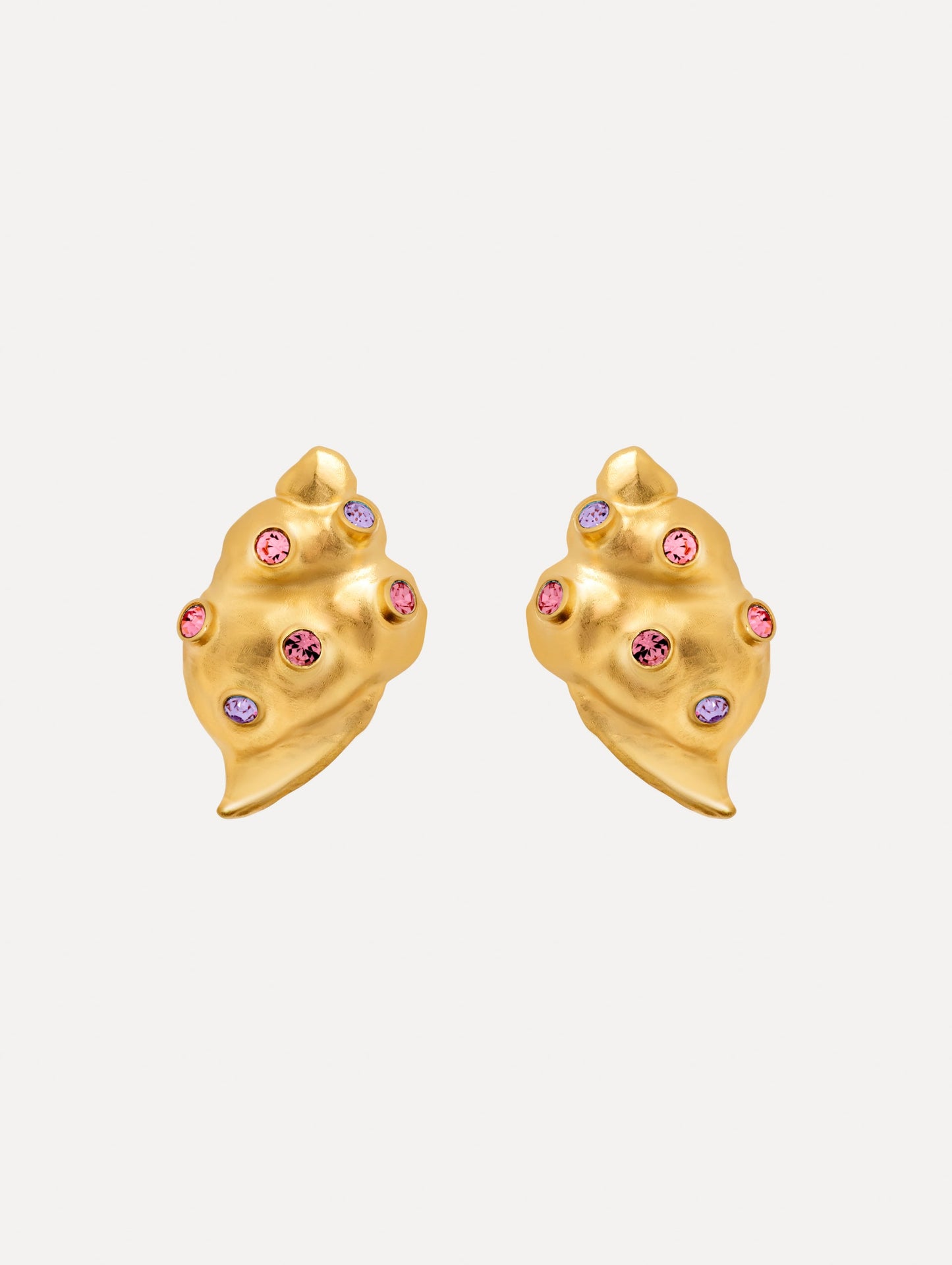 Seashell Earrings Rose / Oscar de la Renta