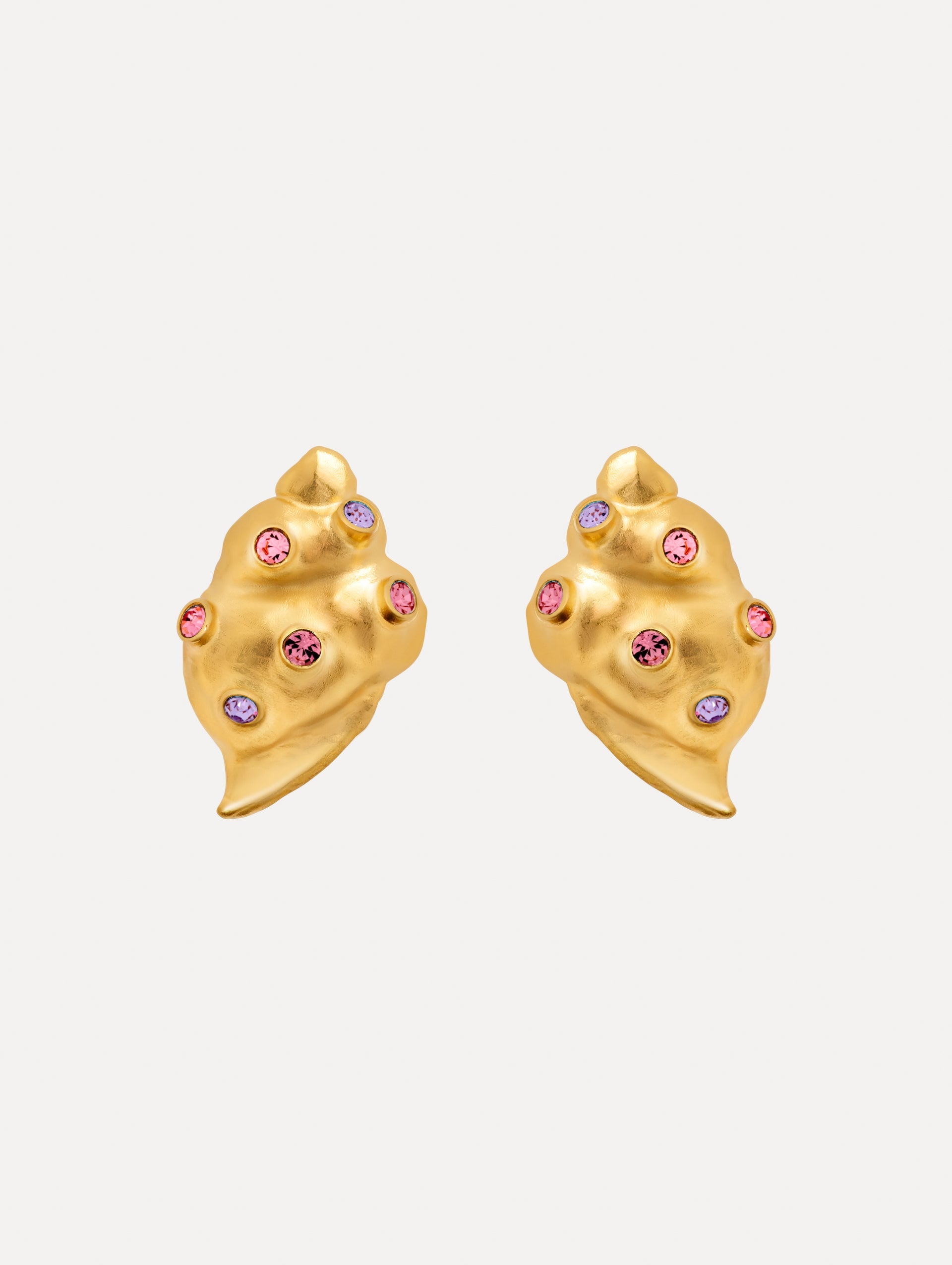 Seashell Earrings Rose / Oscar de la Renta
