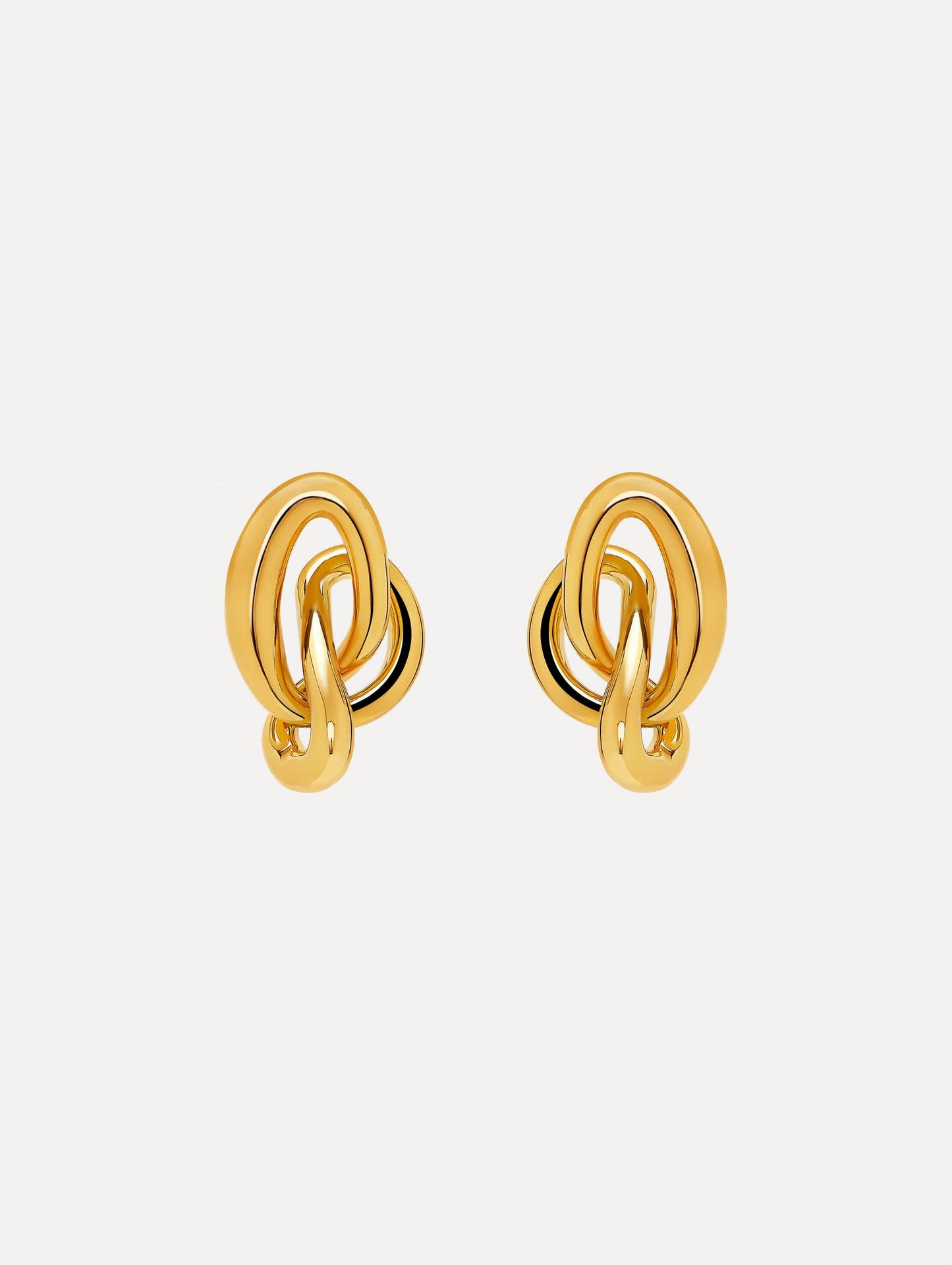 O Knot Earrings Gold / Oscar de la Renta