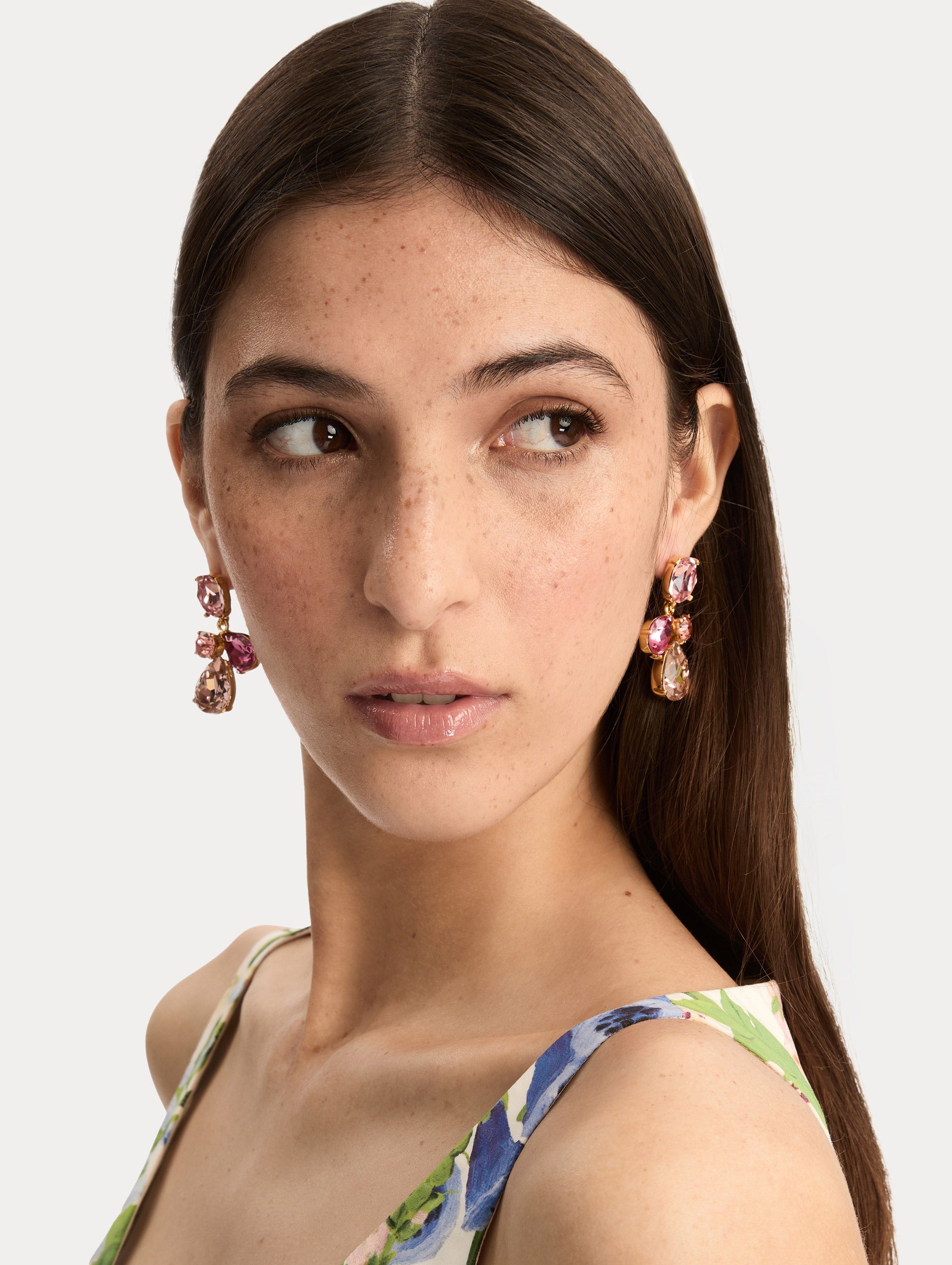 Candy Drop Earrings Rose / Oscar de la Renta