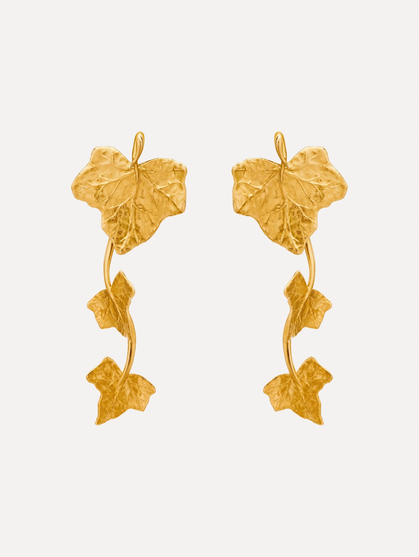 Ivy Vine Drop Clip-On Earrings Gold / Oscar de la Renta