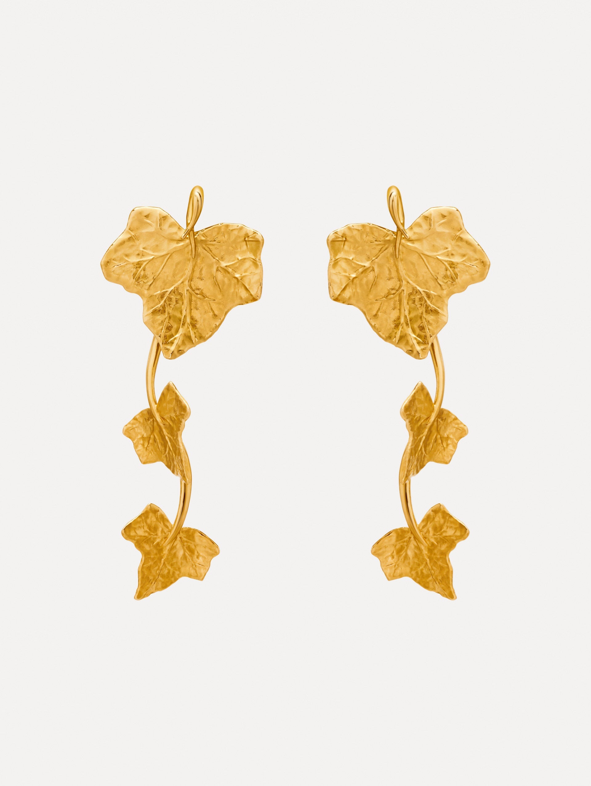 Ivy Vine Drop Clip-On Earrings Gold / Oscar de la Renta