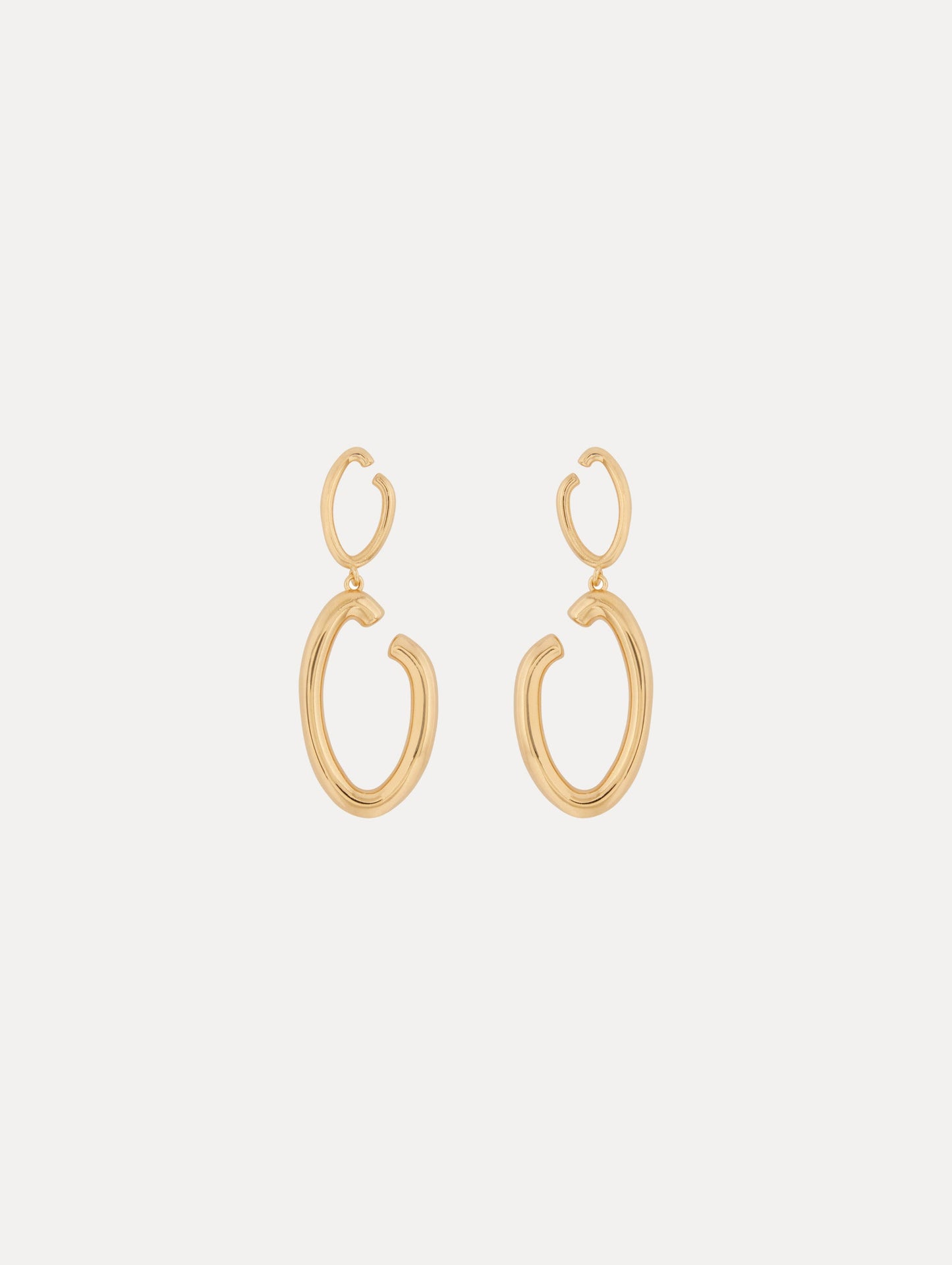 O Drop Earrings Gold / Oscar de la Renta