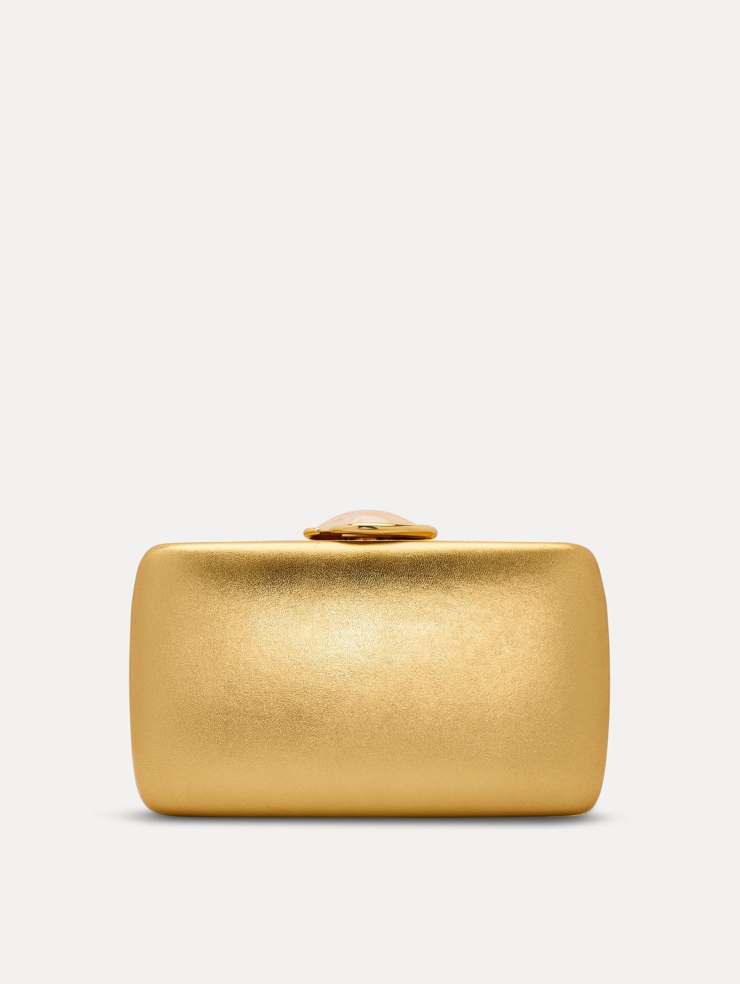 O Metallic Minaudière Gold / Oscar de la Renta