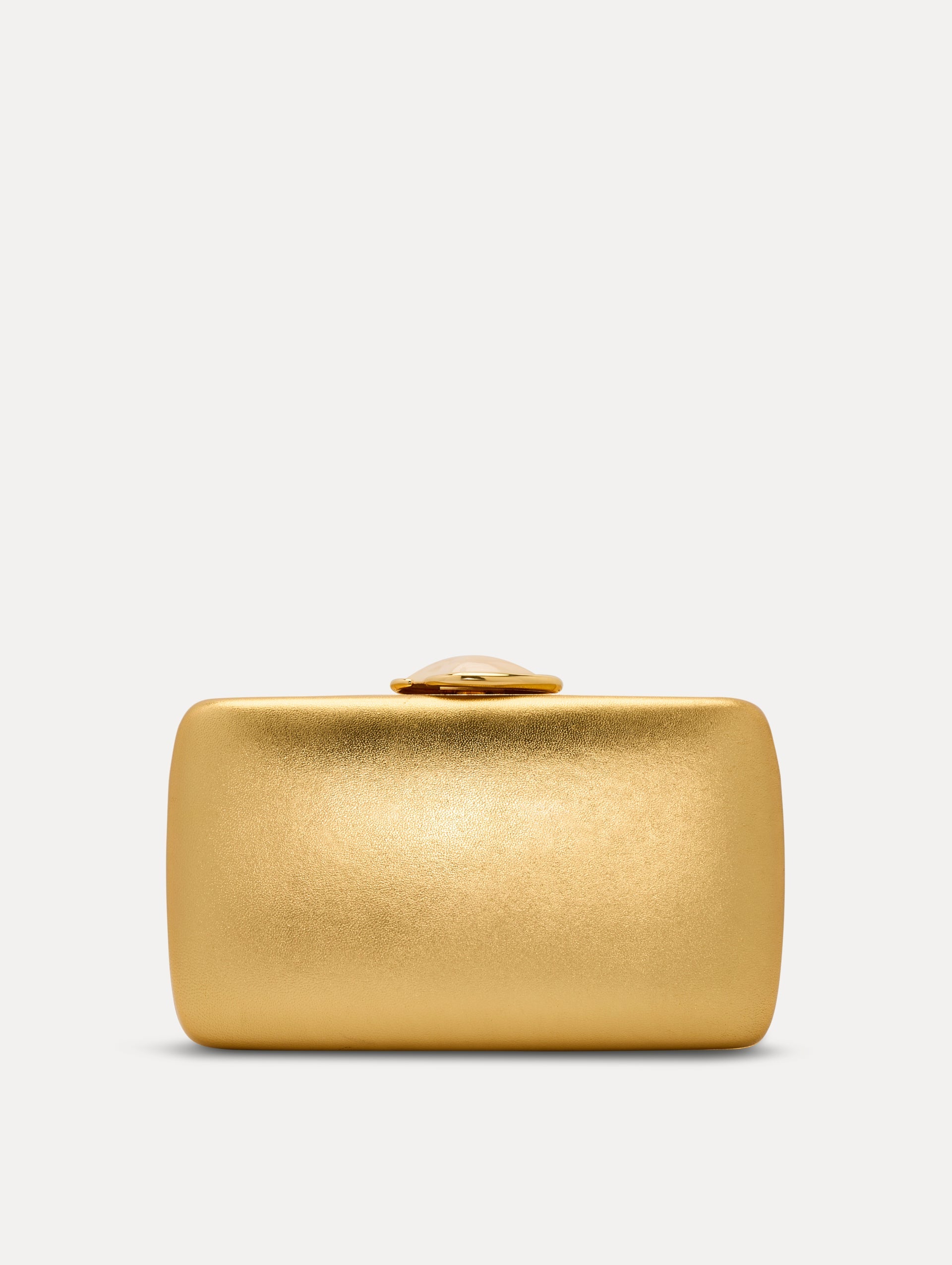 O Metallic Minaudière Gold / Oscar de la Renta