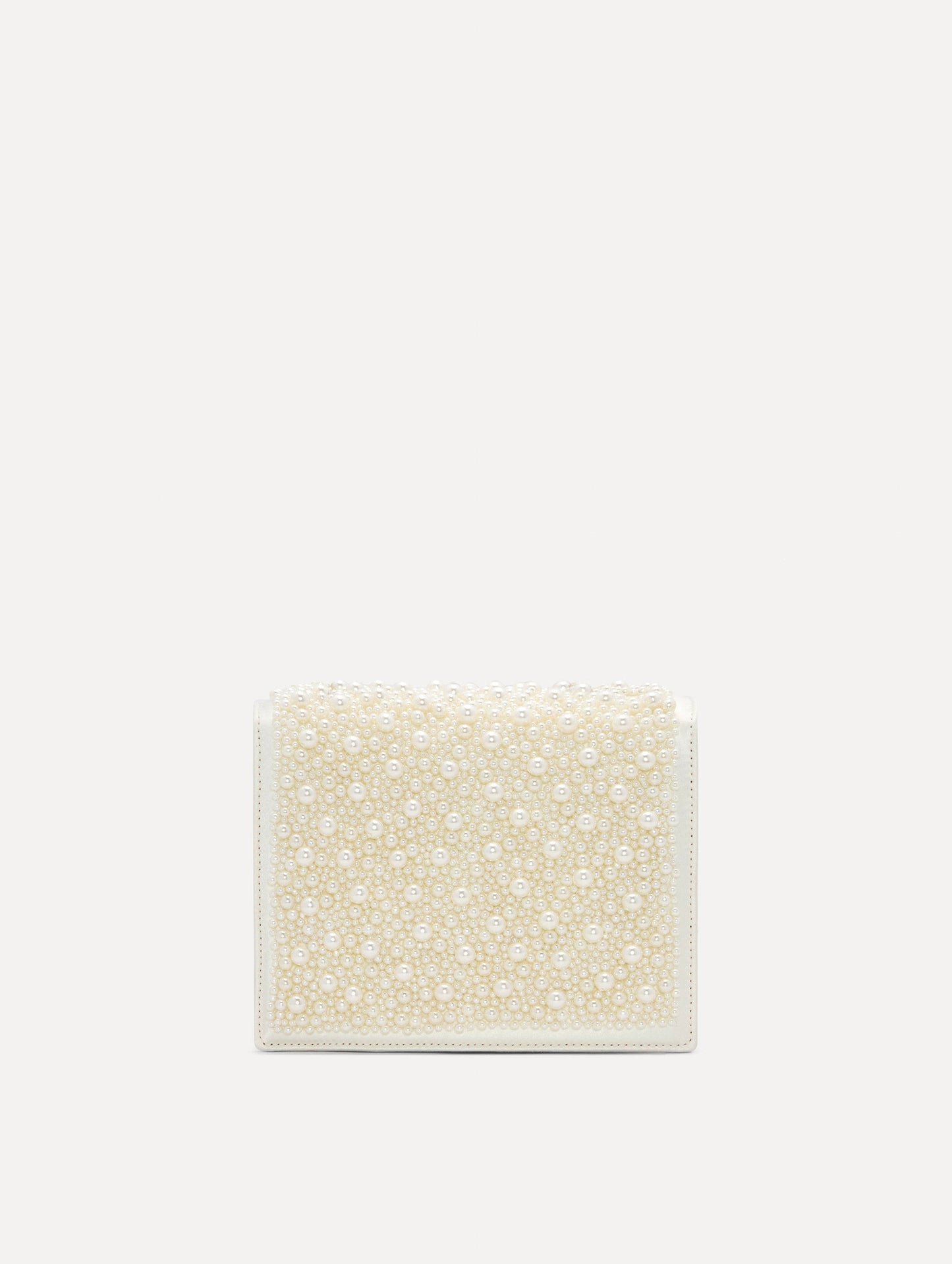 Pearl Embroidered Mini TRO Bag Pearl / Oscar de la Renta