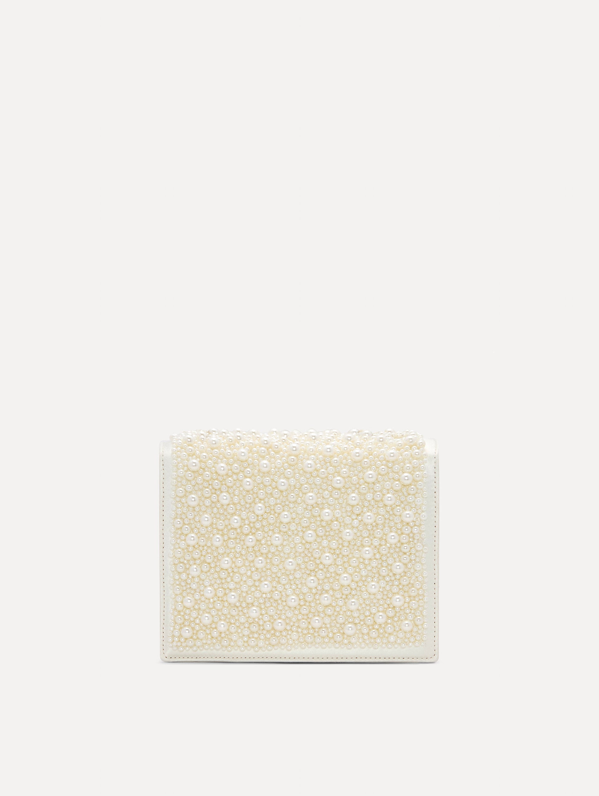 Pearl Embroidered Mini TRO Bag Pearl / Oscar de la Renta