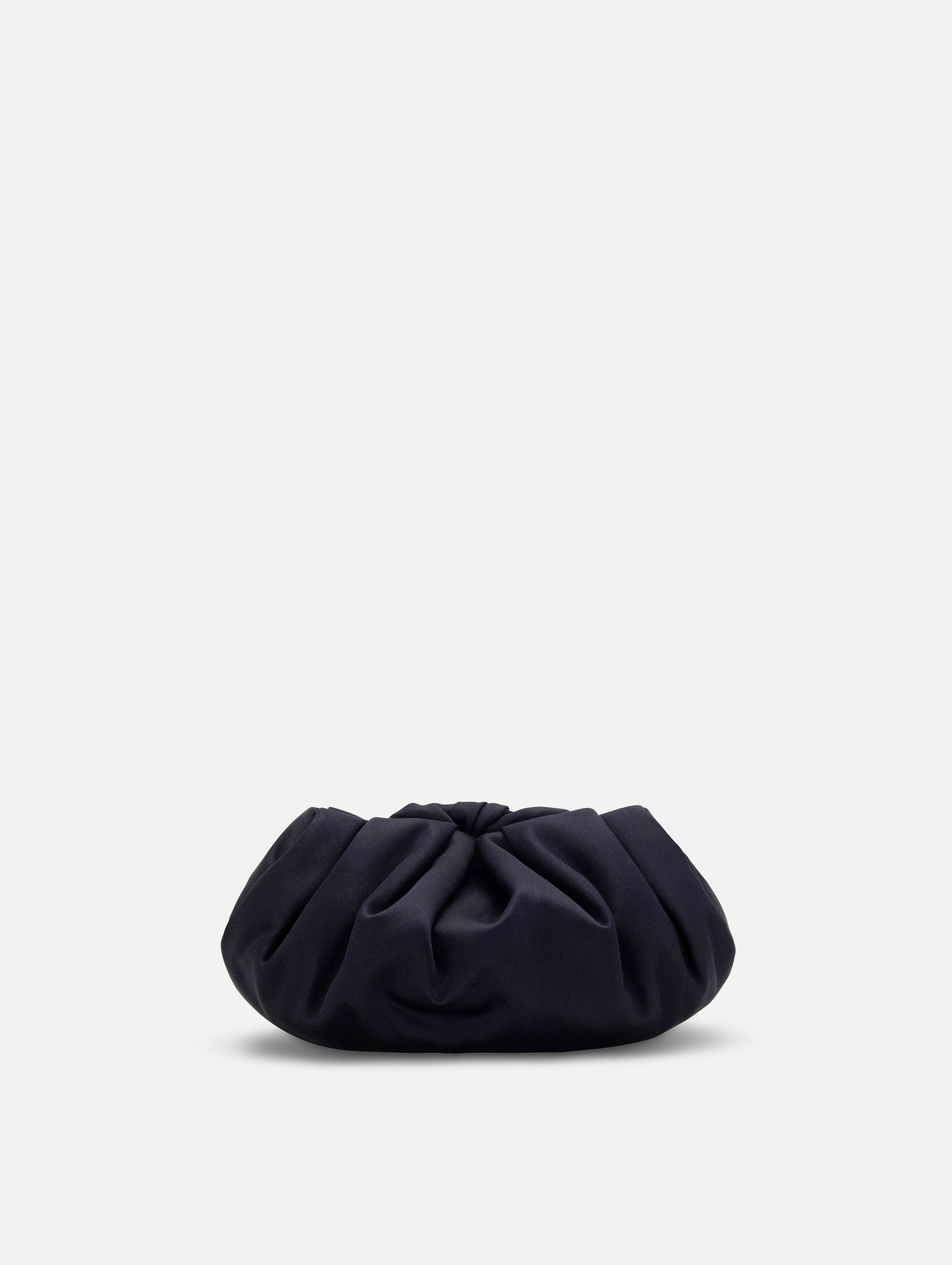 Mini Satin Bow Clutch Navy / Oscar de la Renta