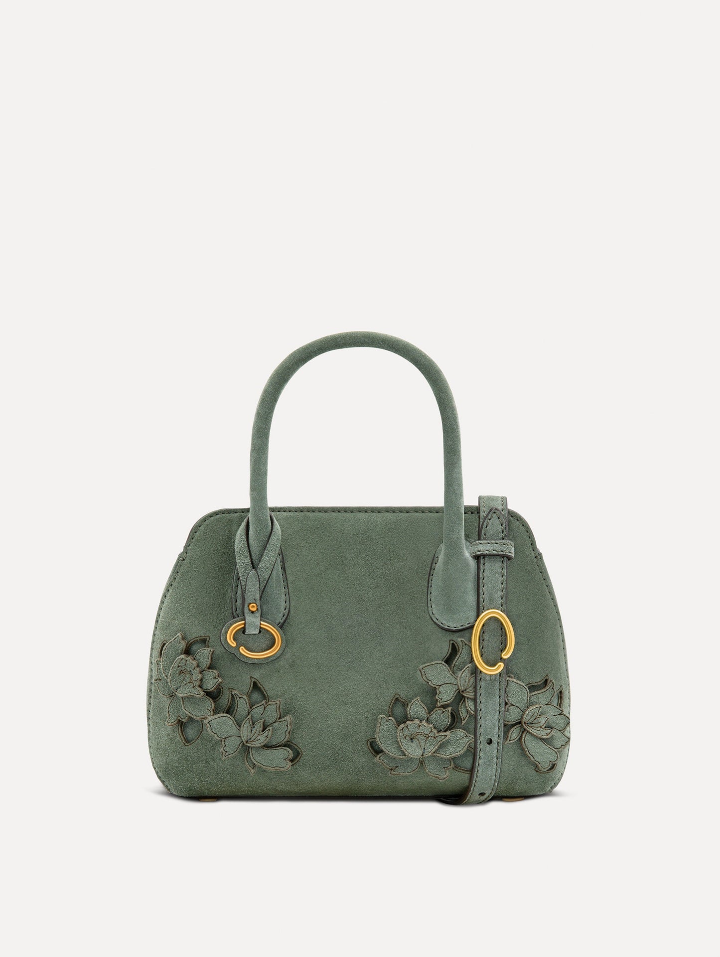 The Mini Ivy in Suede Sage / Oscar de la Renta