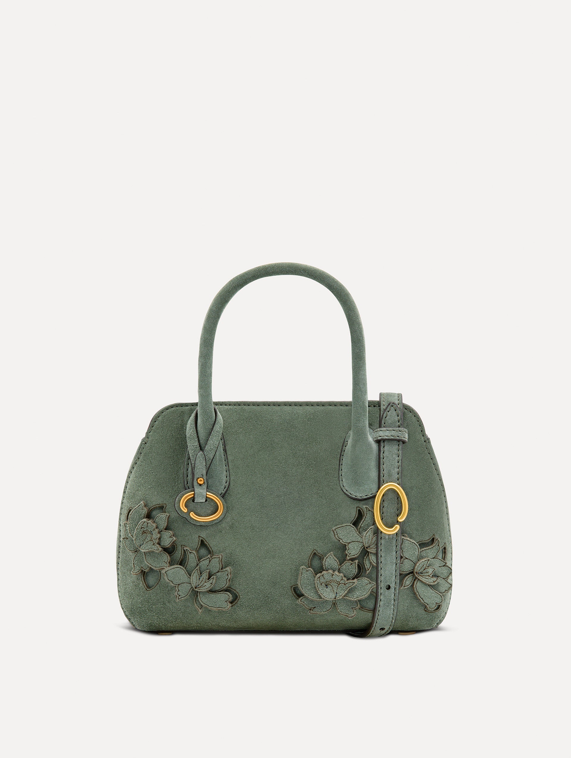 The Mini Ivy in Suede Sage / Oscar de la Renta