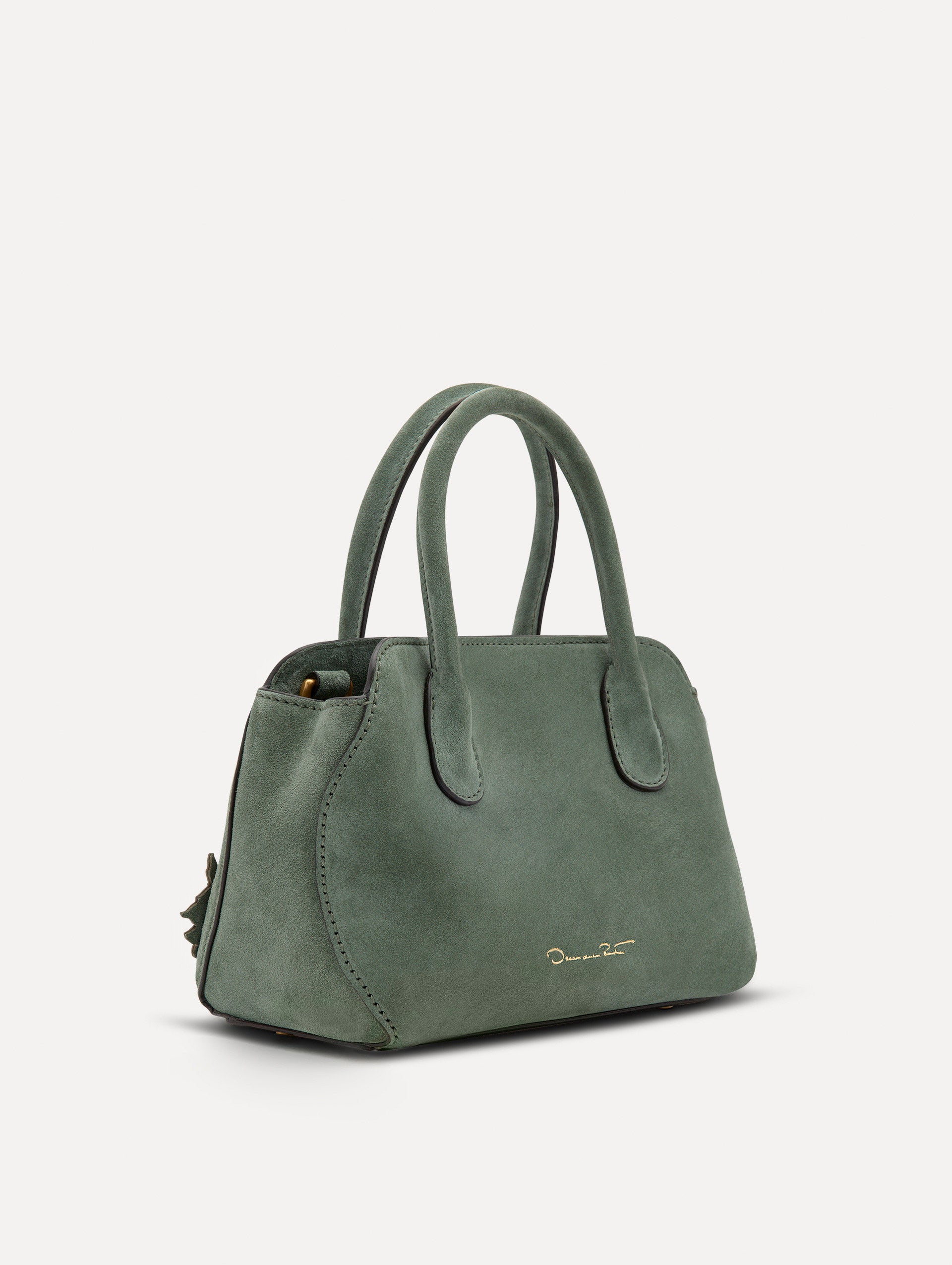 The Mini Ivy in Suede Sage / Oscar de la Renta