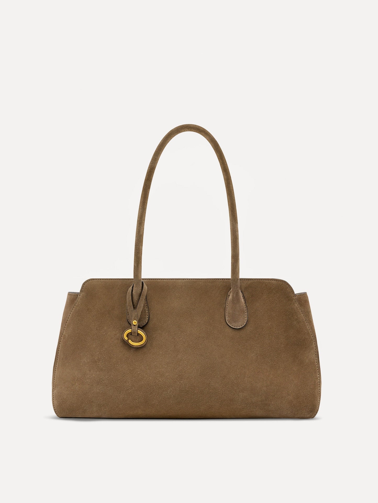 The Aster in Suede Taupe / Oscar de la Renta