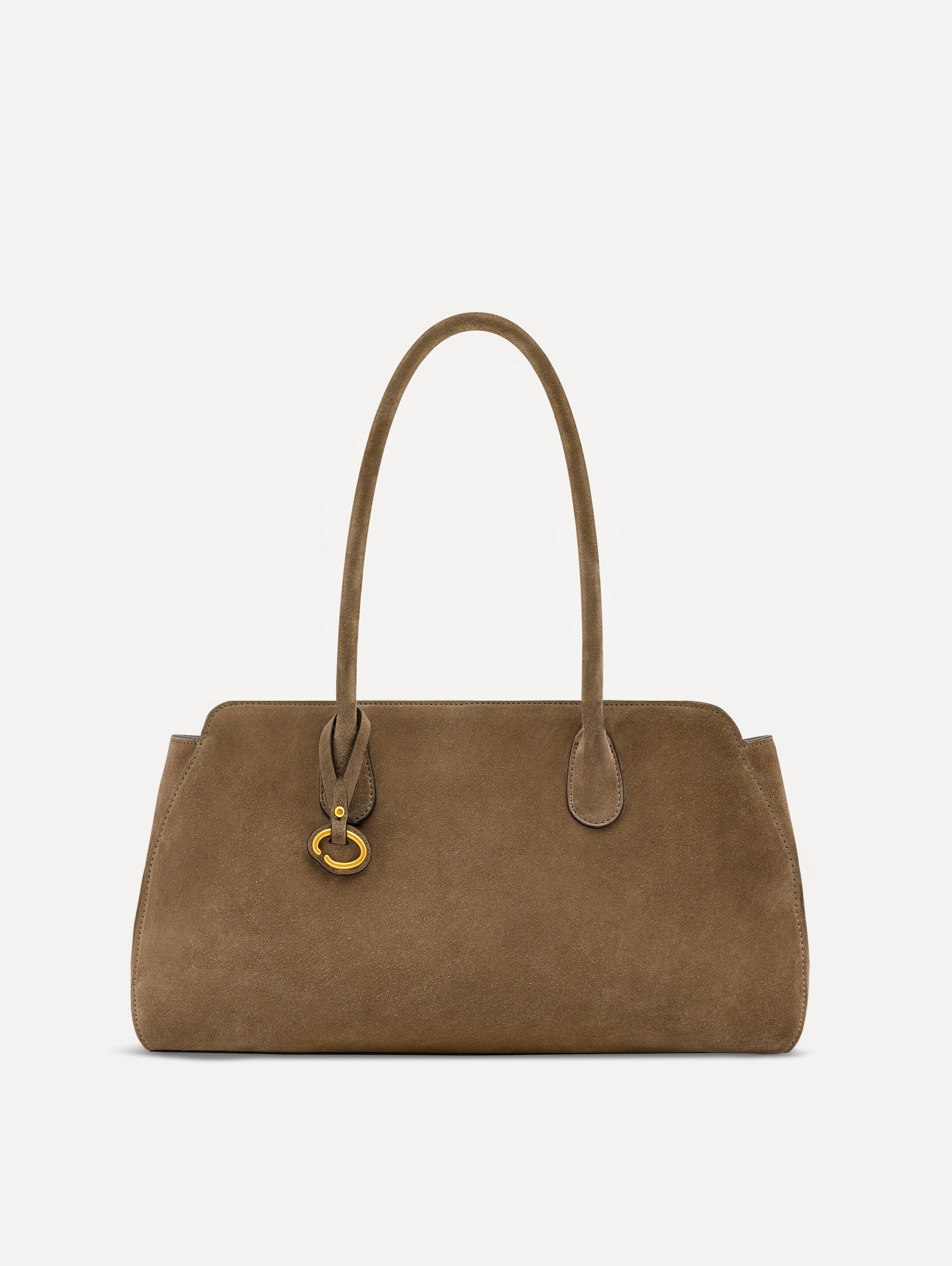 The Aster in Suede Taupe / Oscar de la Renta