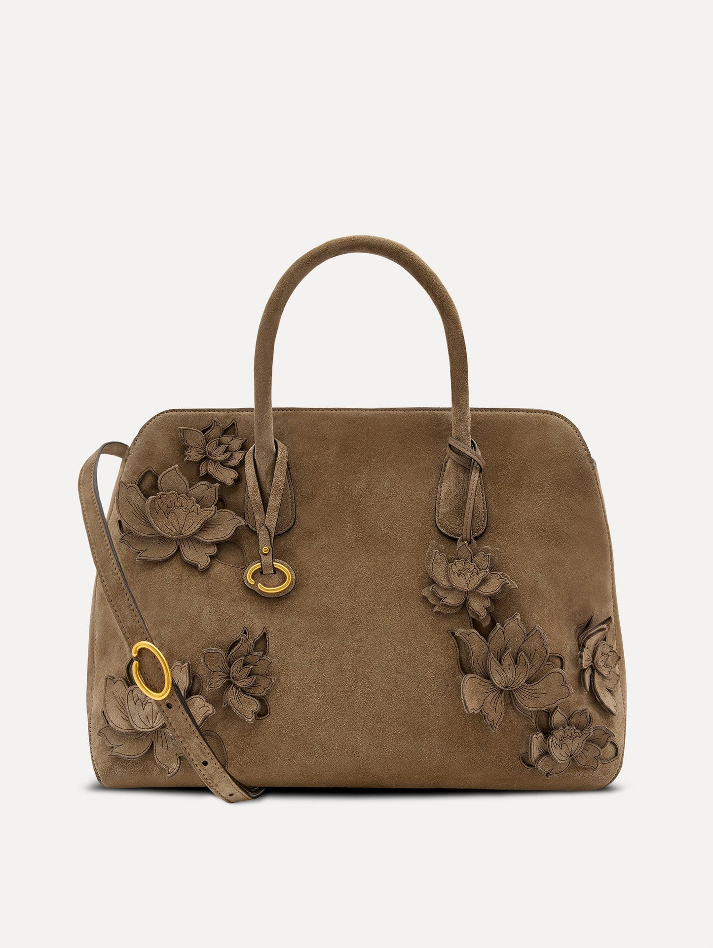 The Ivy in Suede Taupe / Oscar de la Renta