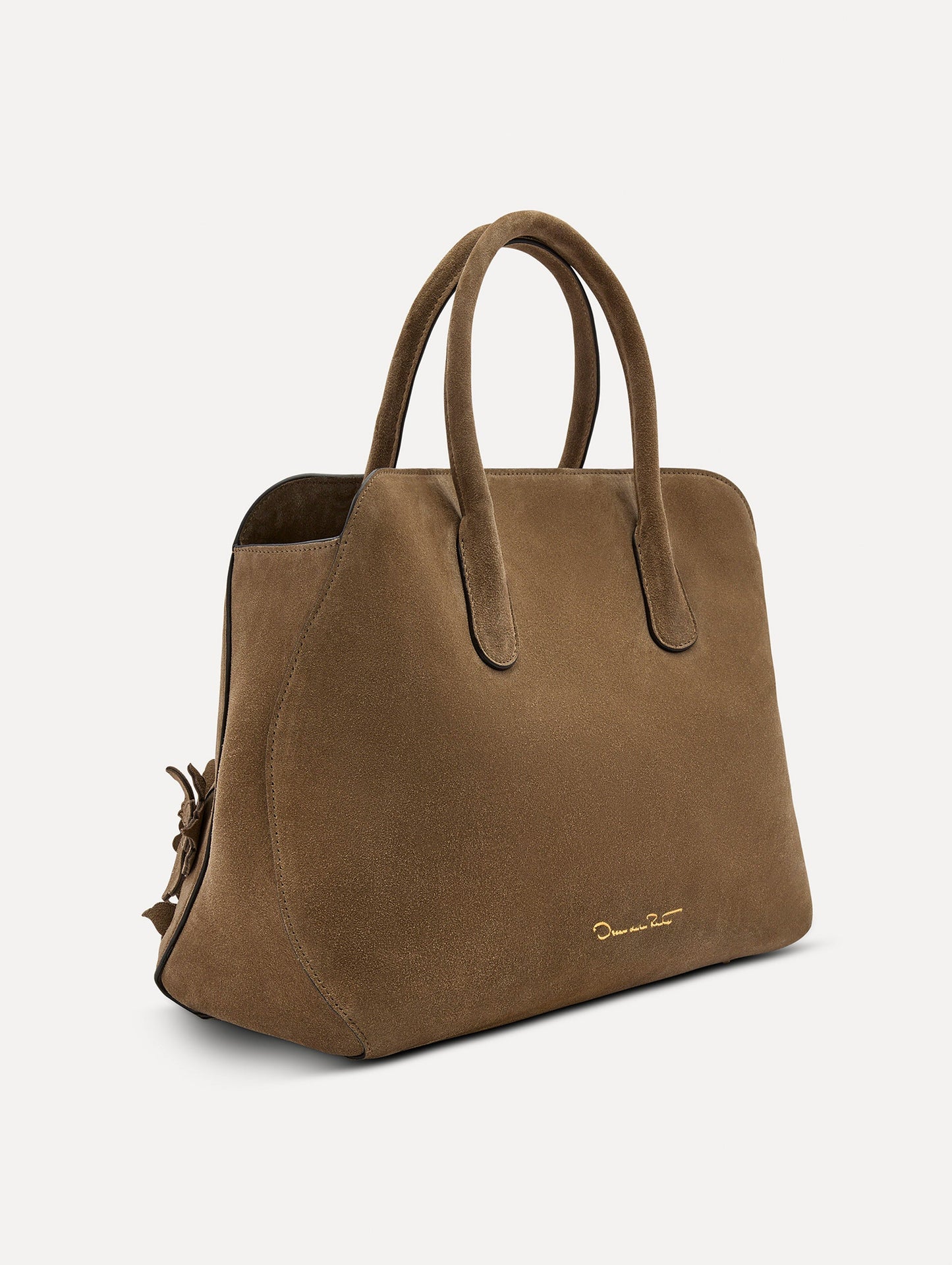 The Ivy in Suede Taupe / Oscar de la Renta