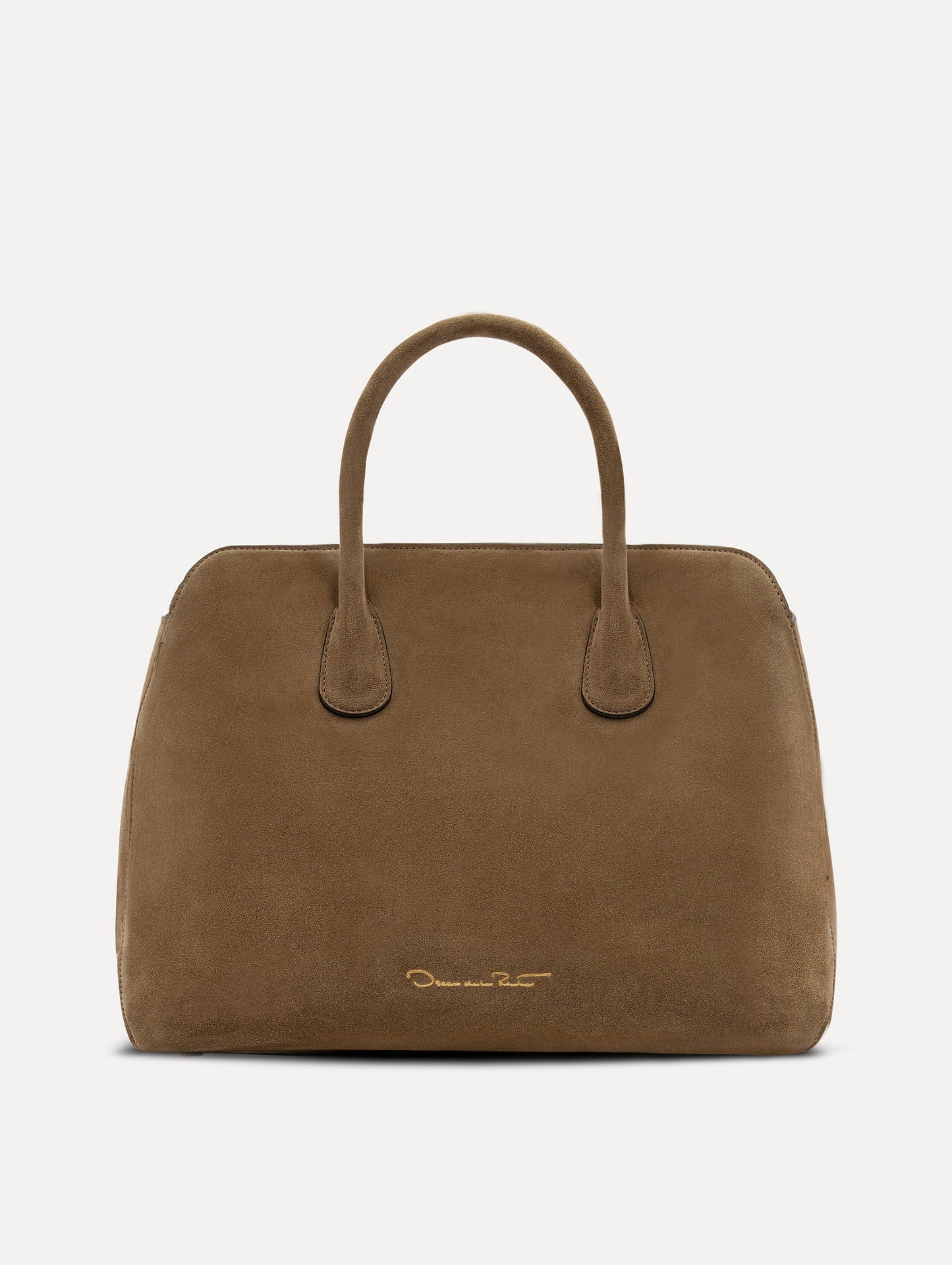 The Ivy in Suede Taupe / Oscar de la Renta